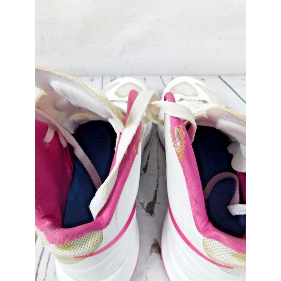 Ladies Size 10 RARE Breast Cancer Ribbon Nike Hyperfuse White/Pink 525021-101 - Picture 6 of 12